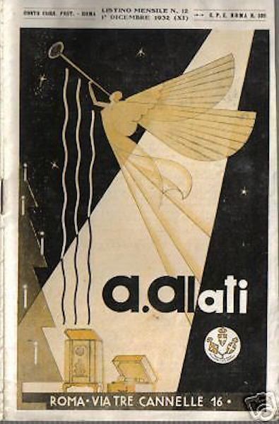 Catalogo Alati 1932: Radio, Grammofoni E Musica