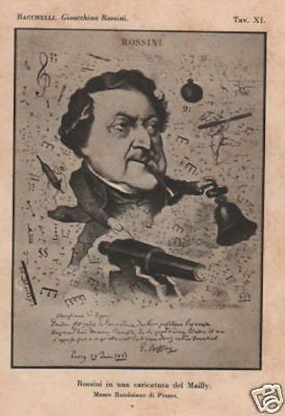 Rossini. Biografia Di Riccardo Bacchelli. Utet, 1941. Illustrato.