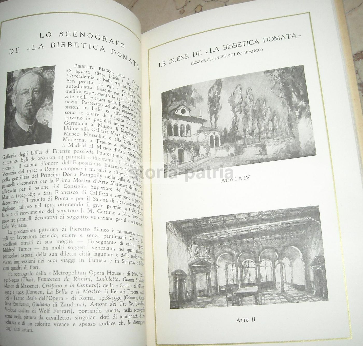 Programma Teatro Reale Dell'Opera Roma 1930 31   La Bisbetica Domata
