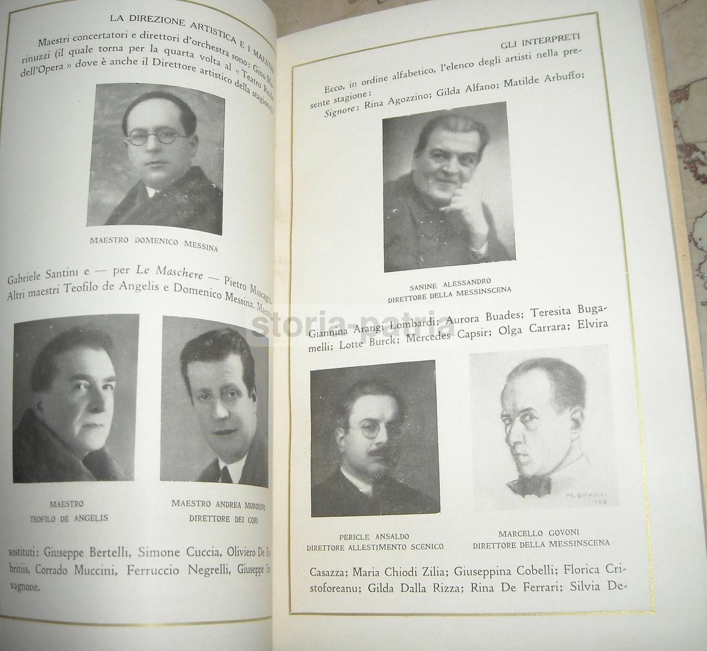 Programma Teatro Reale Dell'Opera Roma 1930 31   La Bisbetica Domata