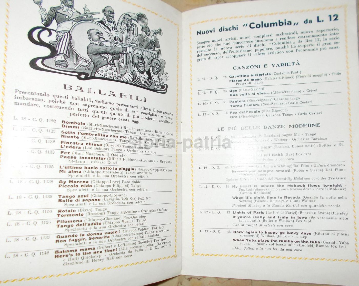 Catalogo A. Alati Roma 1932: Grammofoni, Radio E Musica
