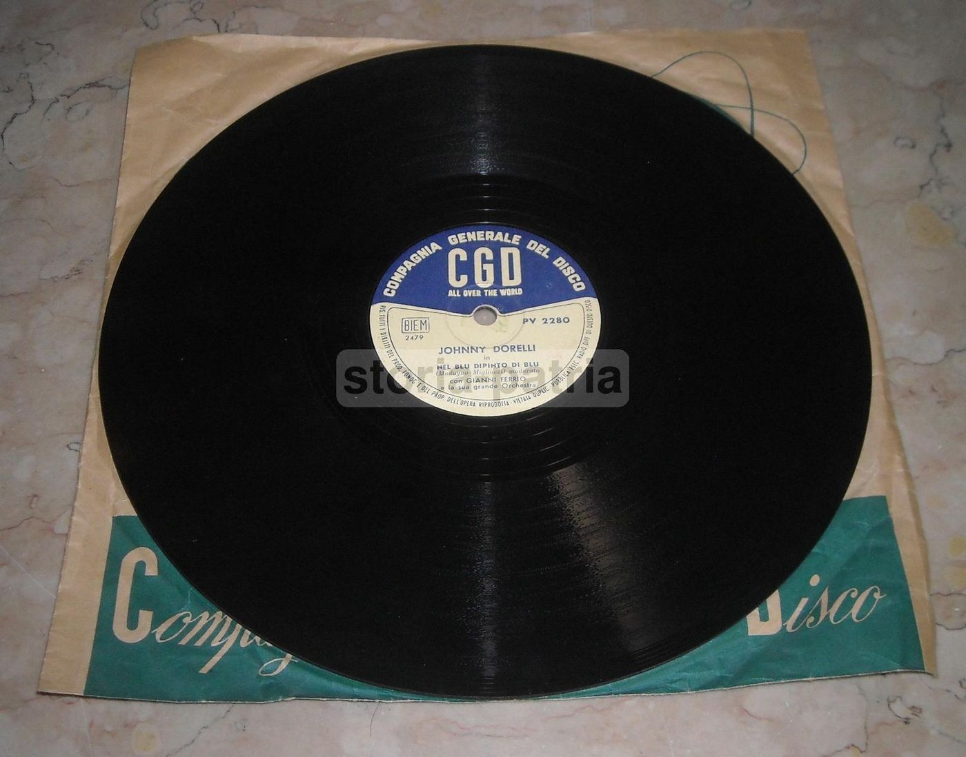 Vinile Johnny Dorelli: Nel Blu Dipinto Di Blu, CGD, Anni '50 '60