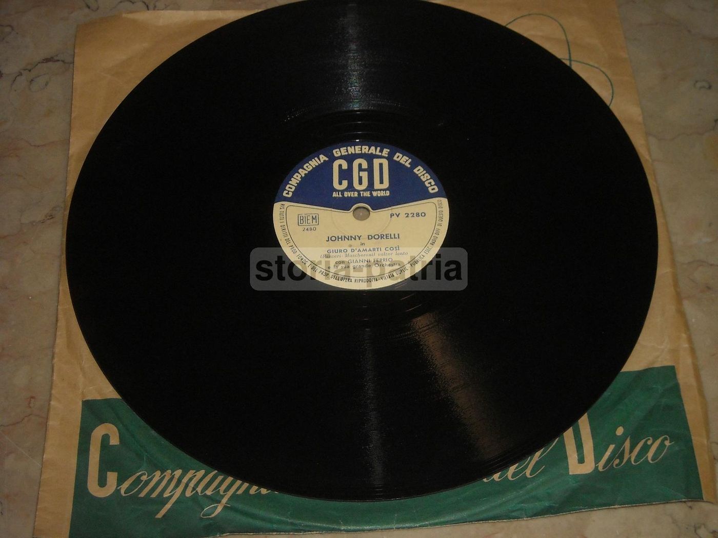 Vinile Johnny Dorelli: Nel Blu Dipinto Di Blu, CGD, Anni '50 '60