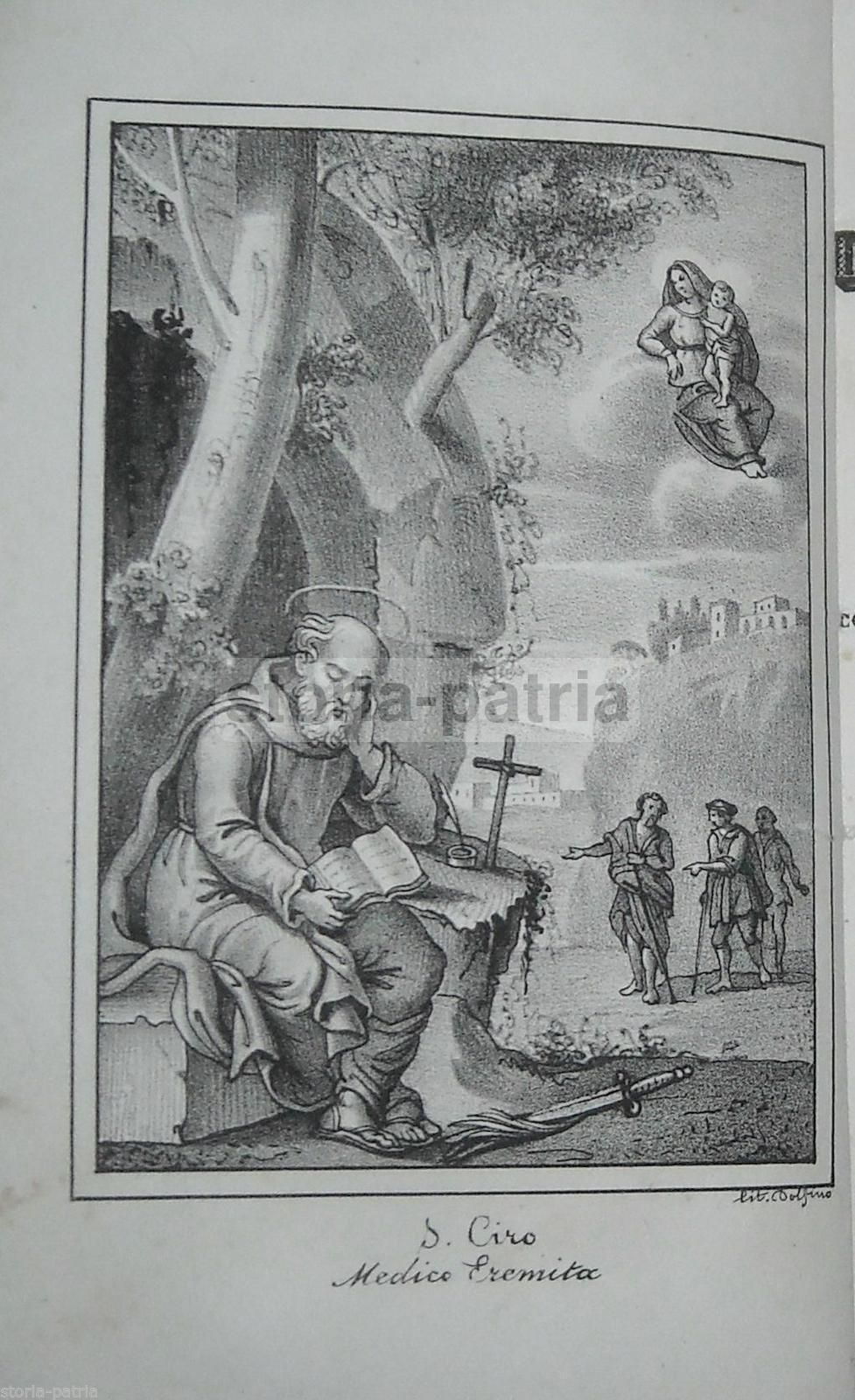 Vita E Miracoli Di San Ciro, Francesco Paternò, Napoli 1853