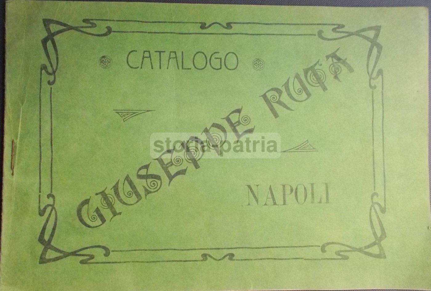 Catalogo Pubblicitario Ruta Bigiotteria Napoli Anni '20 Coralli