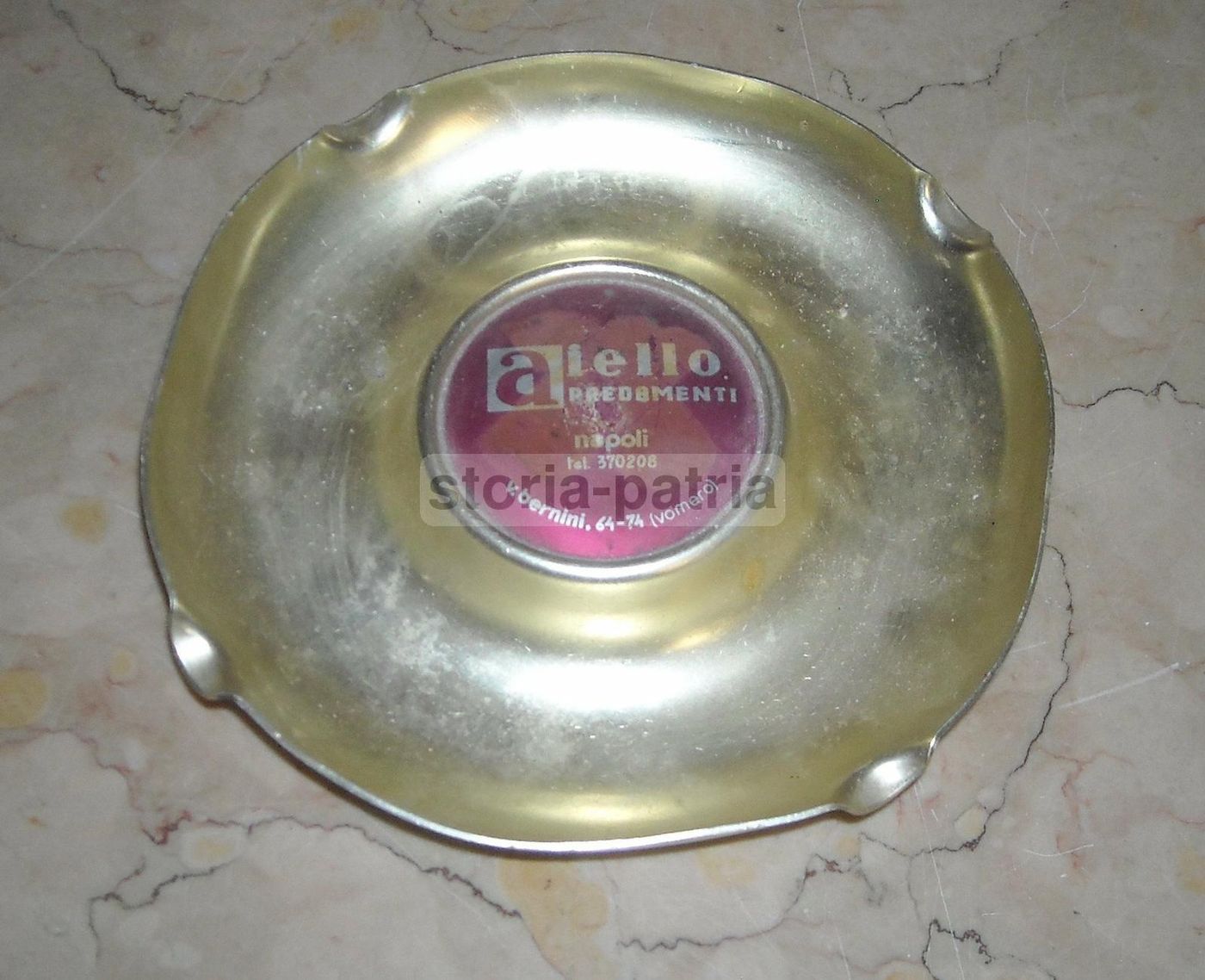 Posacenere Pubblicitario Aiello Arredamenti Napoli Vintage