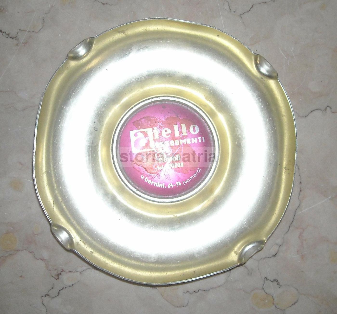 Posacenere Pubblicitario Aiello Arredamenti Napoli Vintage