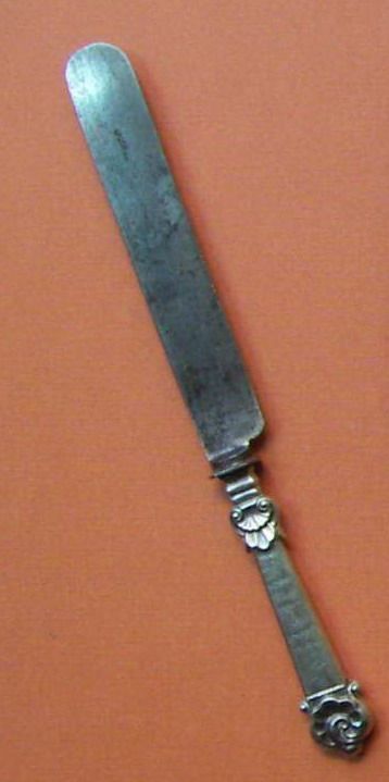 Antica Posateria Napoletana Argento 800 Epoca Borbonica Set 6 Coltelli