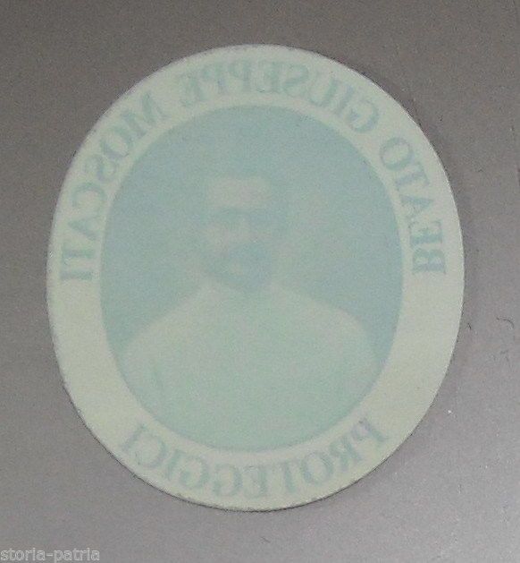 Immaginetta Devozionale Beato Giuseppe Moscati Napoli Adesiva Anni 70