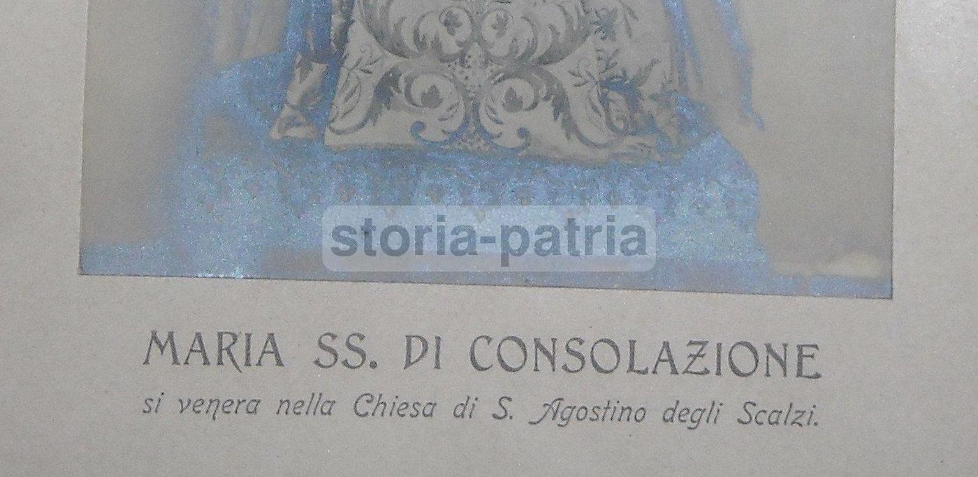 Fotografia Della Madonna Della Consolazione, Chiesa Di Sant'Agostino Degli Scalzi, Napoli