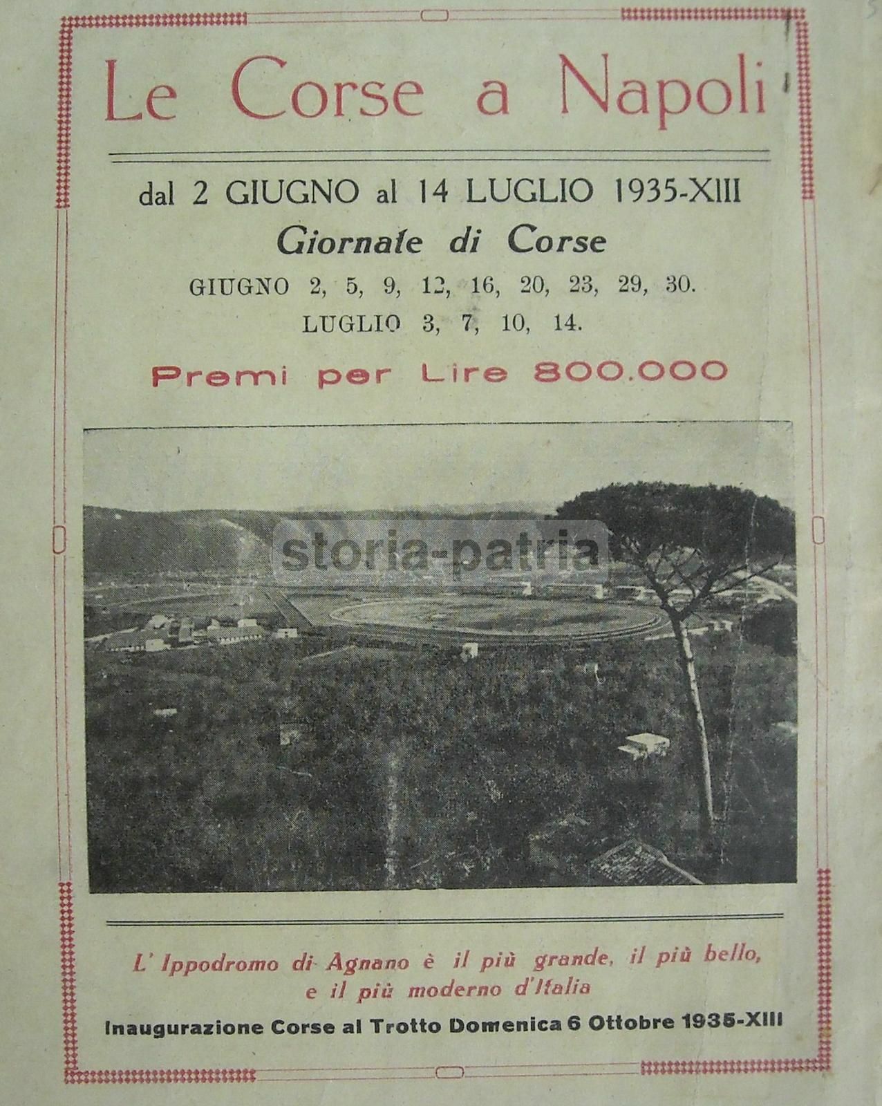 Guida Turistica Napoli 1935. Treni Popolari, Tramvie, Ferrovie