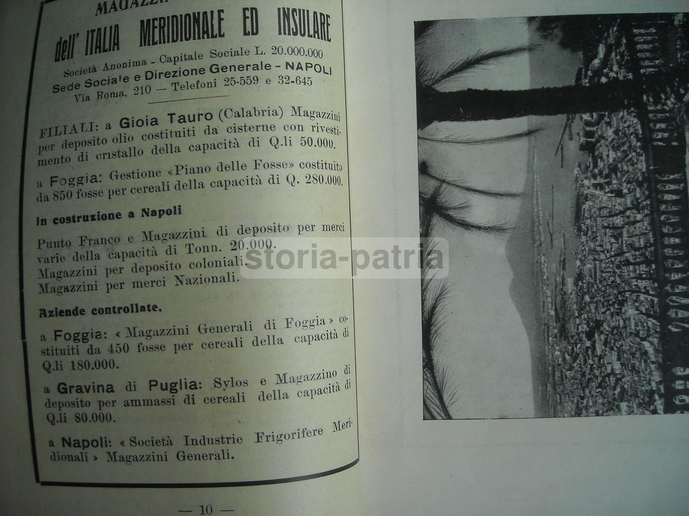 Guida Turistica Napoli 1935. Treni Popolari, Tramvie, Ferrovie