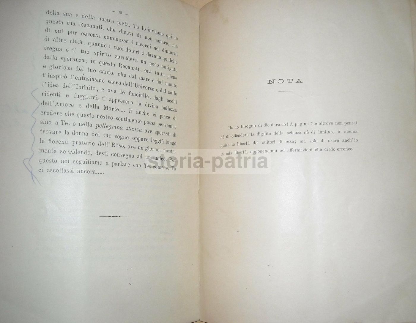 Giacomo Leopardi Di Enrico Panzacchi (1898), Zanichelli Bologna