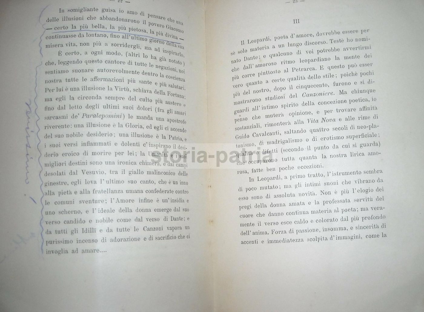 Giacomo Leopardi Di Enrico Panzacchi (1898), Zanichelli Bologna