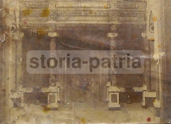 Antica Fotografia Organo Chiesa Napoli Francesco Pesce Fine 800