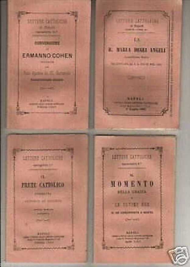 Letture Cattoliche Napoli 1862 Giovanna d'Arco Crociati 8 Opere