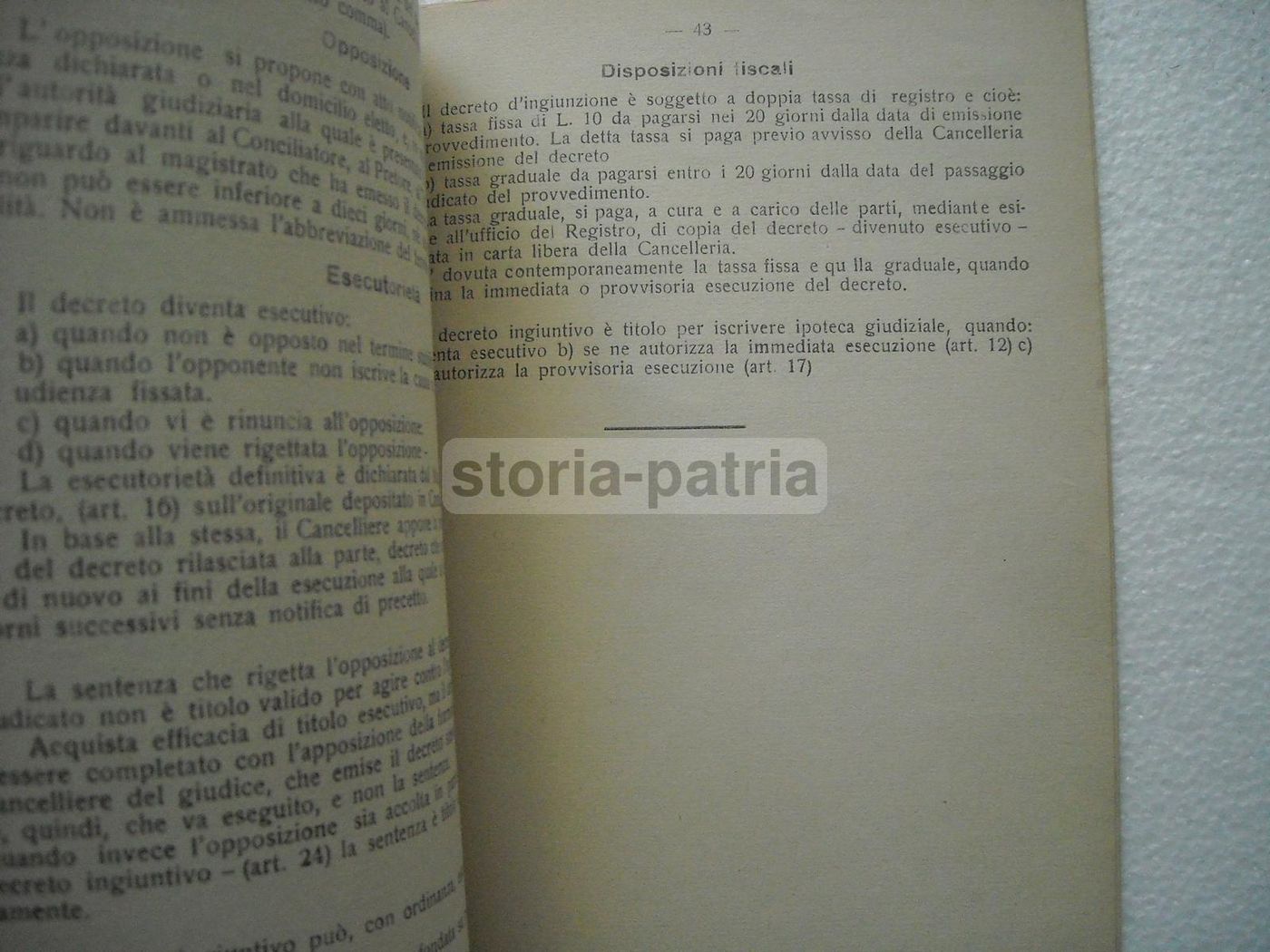 Tariffa Onorari Procuratori Legali Napoli Lupone 1940 d'Alessandro