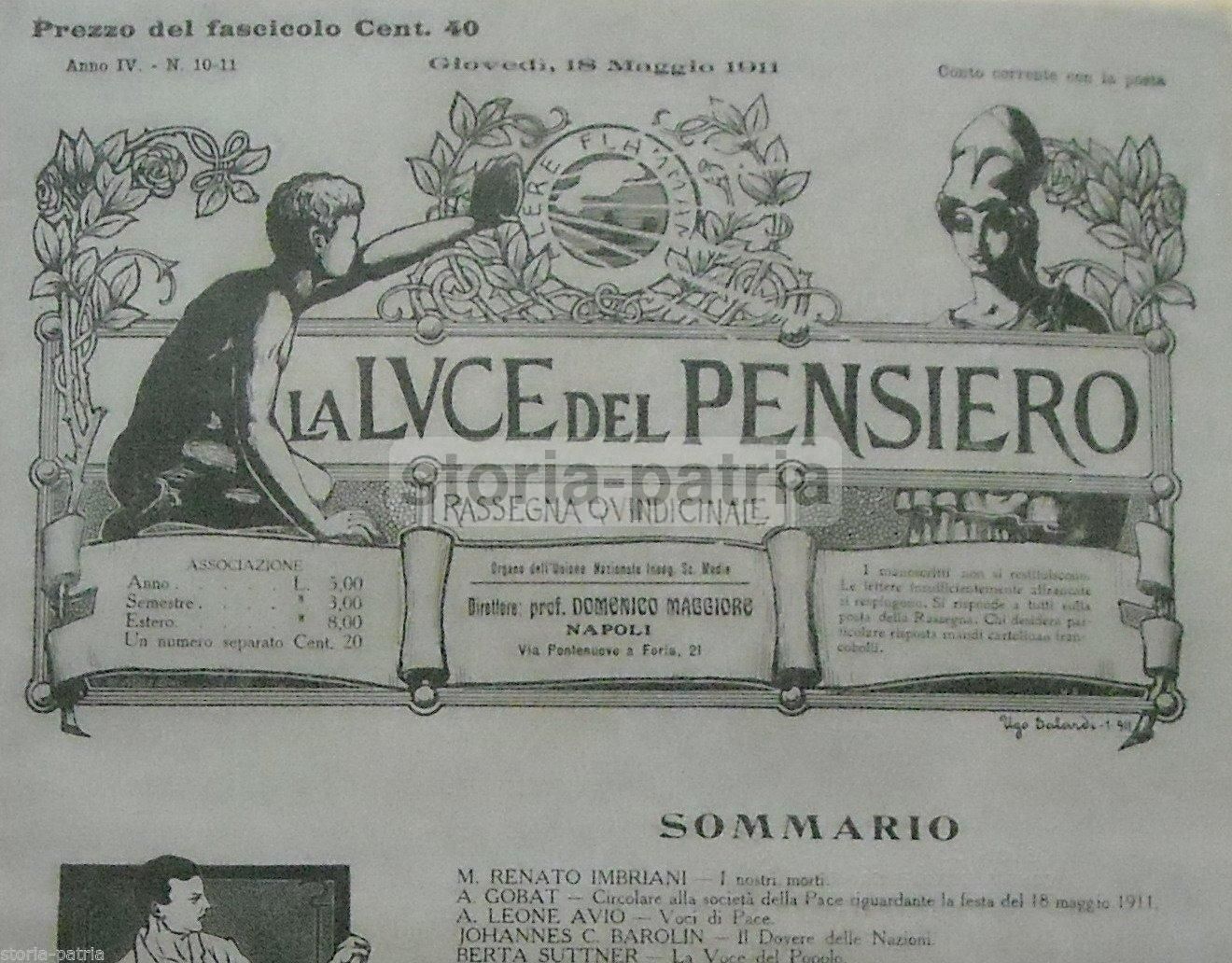 Alere Flammam 1911 Napoli: Rassegna Quindicinale Di Politica E Cultura