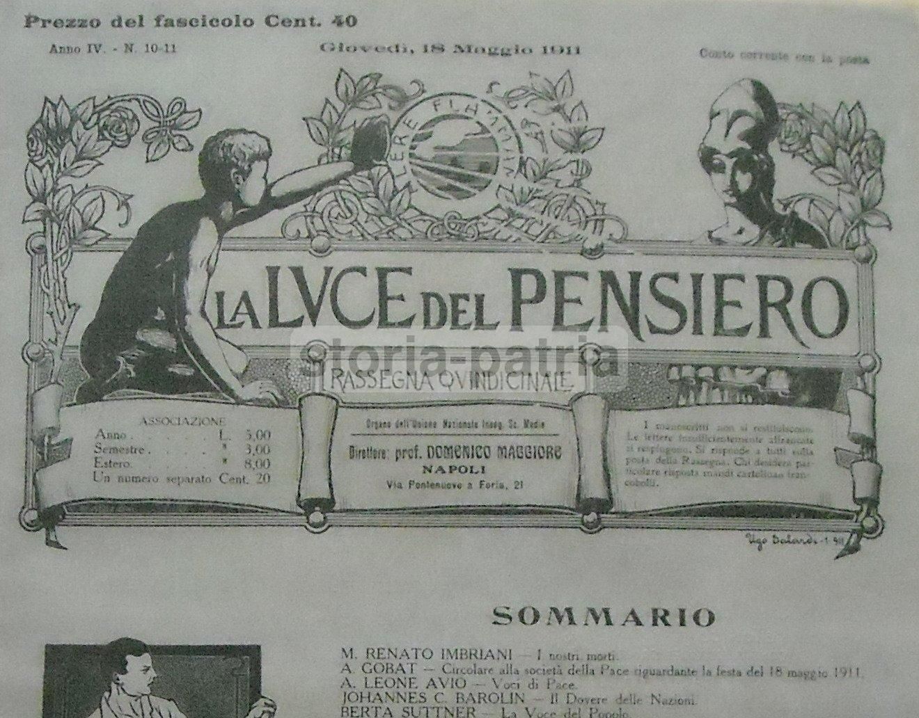 Alere Flammam 1911 Napoli: Rassegna Quindicinale Di Politica E Cultura
