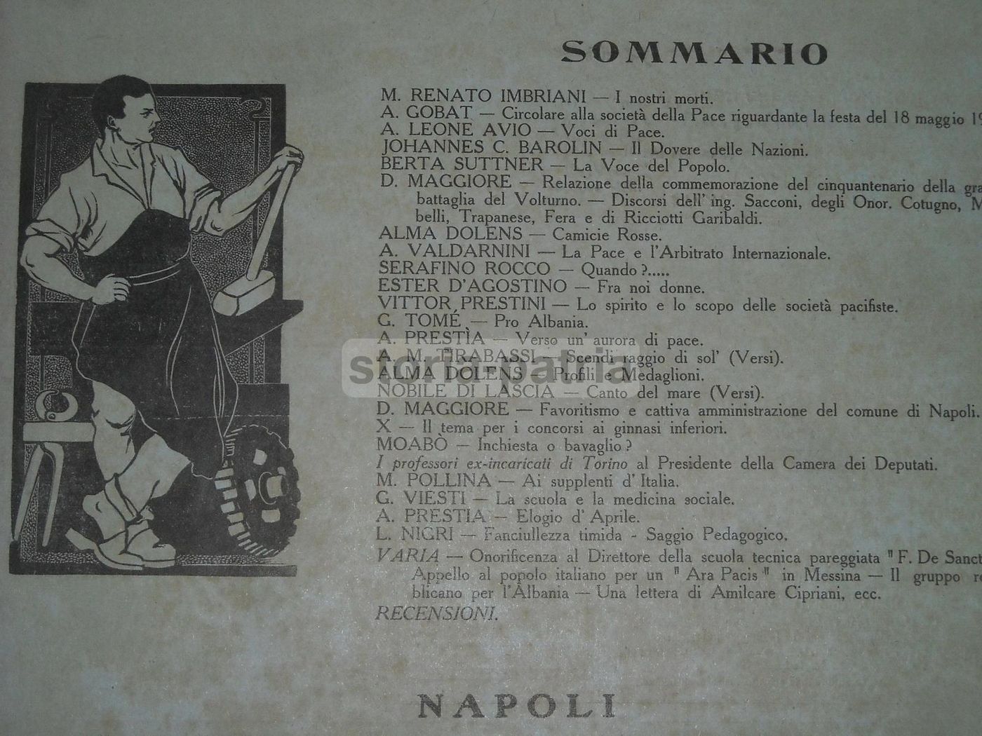 Alere Flammam 1911 Napoli: Rassegna Quindicinale Di Politica E Cultura