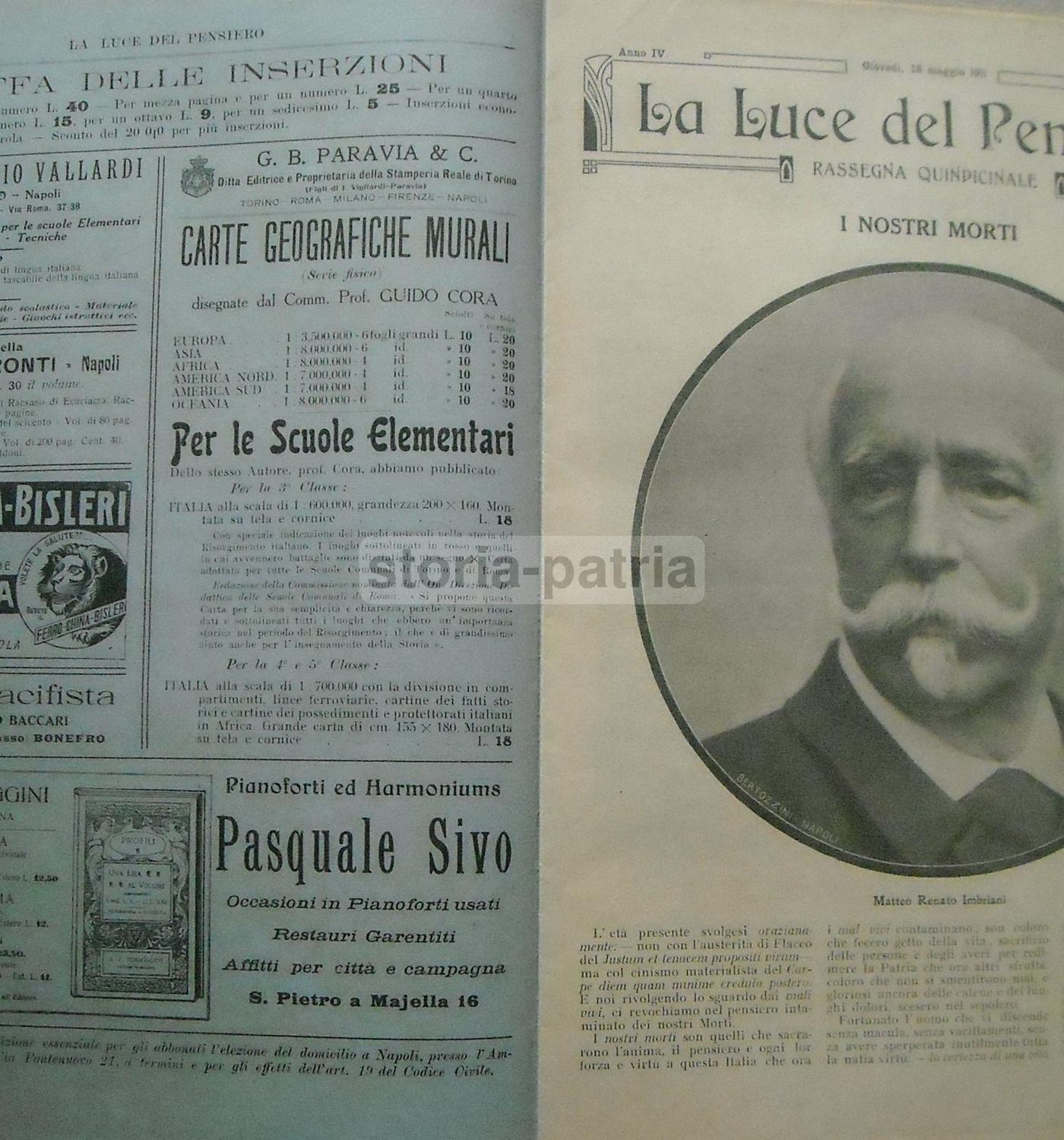 Alere Flammam 1911 Napoli: Rassegna Quindicinale Di Politica E Cultura