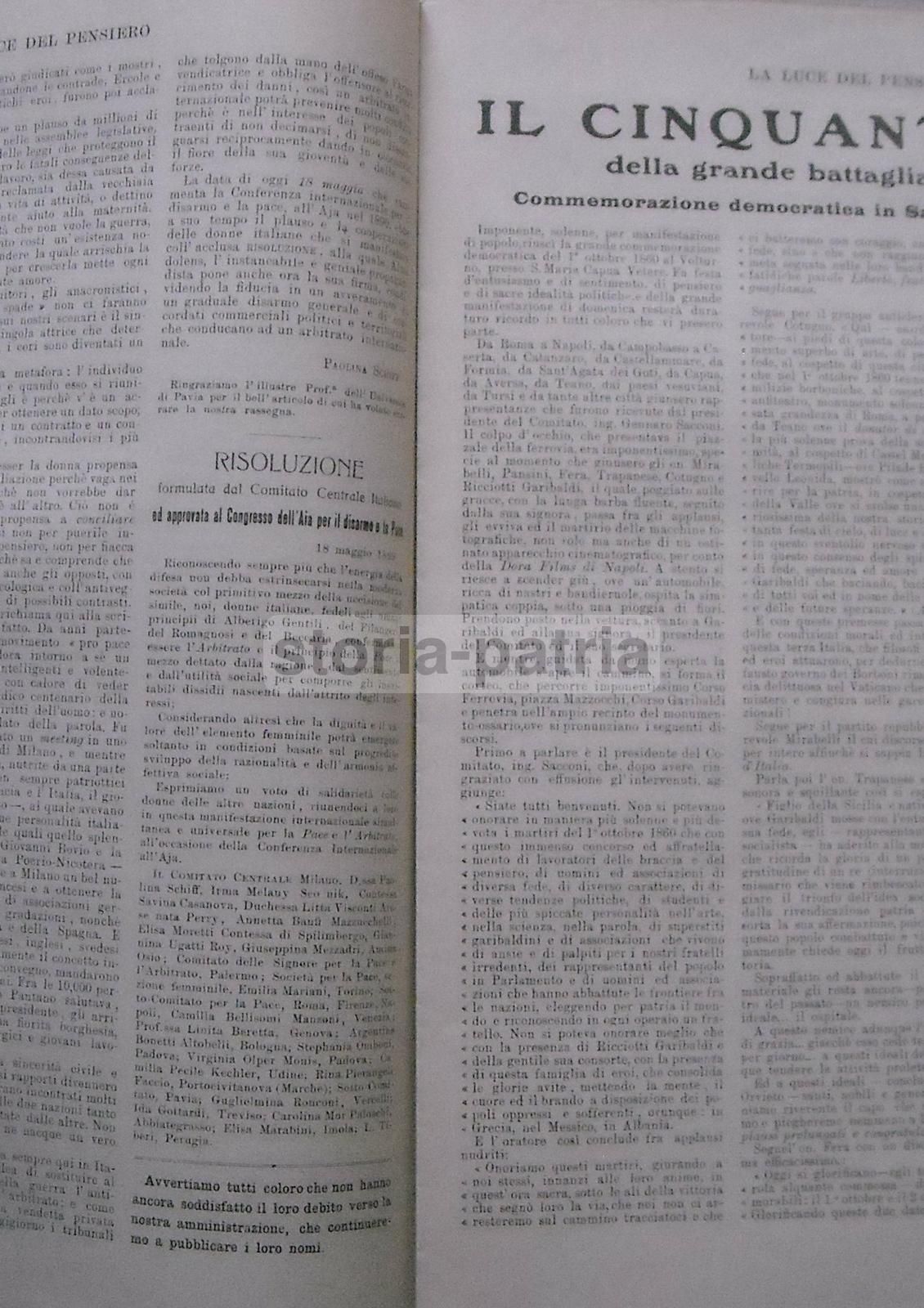 Alere Flammam 1911 Napoli: Rassegna Quindicinale Di Politica E Cultura