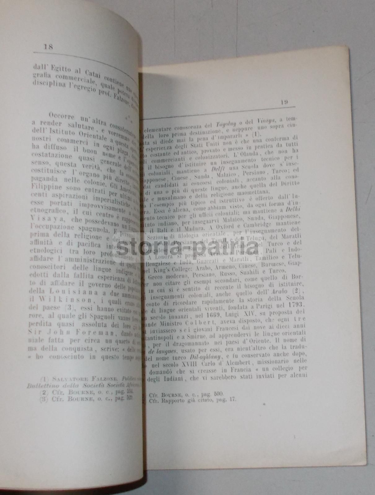 Cocchia   Le Finalità Dell'Insegnamento Coloniale E L'Avvenire Dell'Istituto Orientale   Napoli, 1908