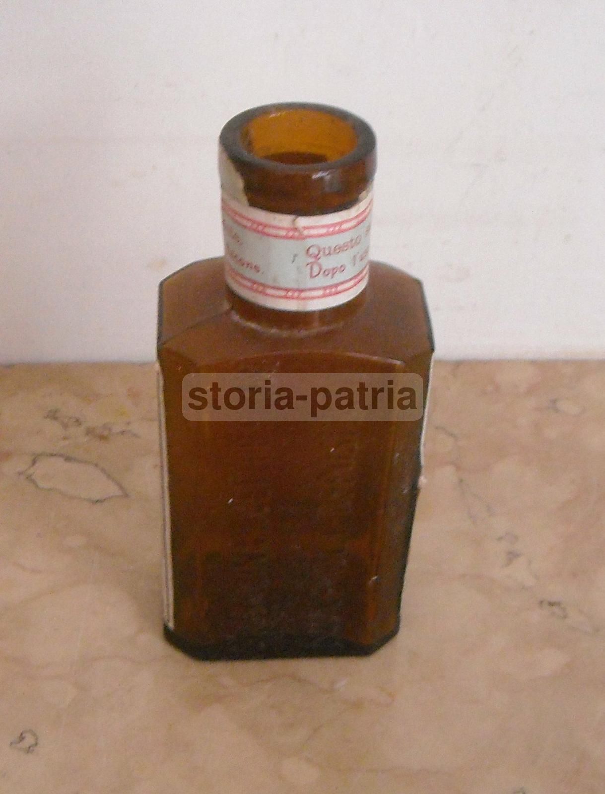 Bottiglia Antica Cristalli Jodati Vettor Pisani Napoli Farmacia