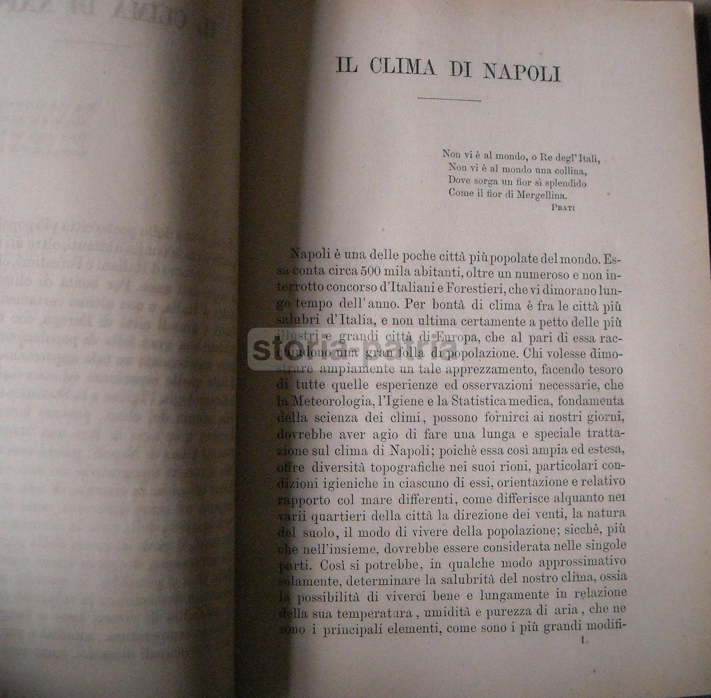 Guida Medica Acque Lucullane Chiatamone Napoli Romanelli 1879