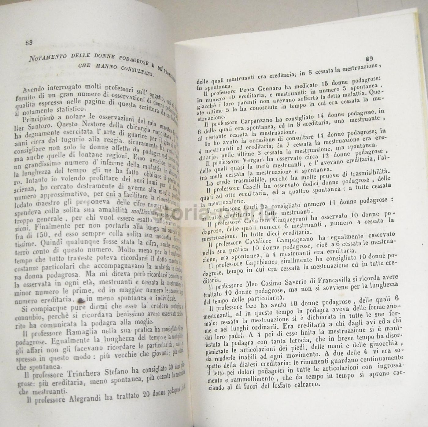 Bonparola, Lussazione Consecutiva, Napoli, 1853, Ortopedia E Medicina
