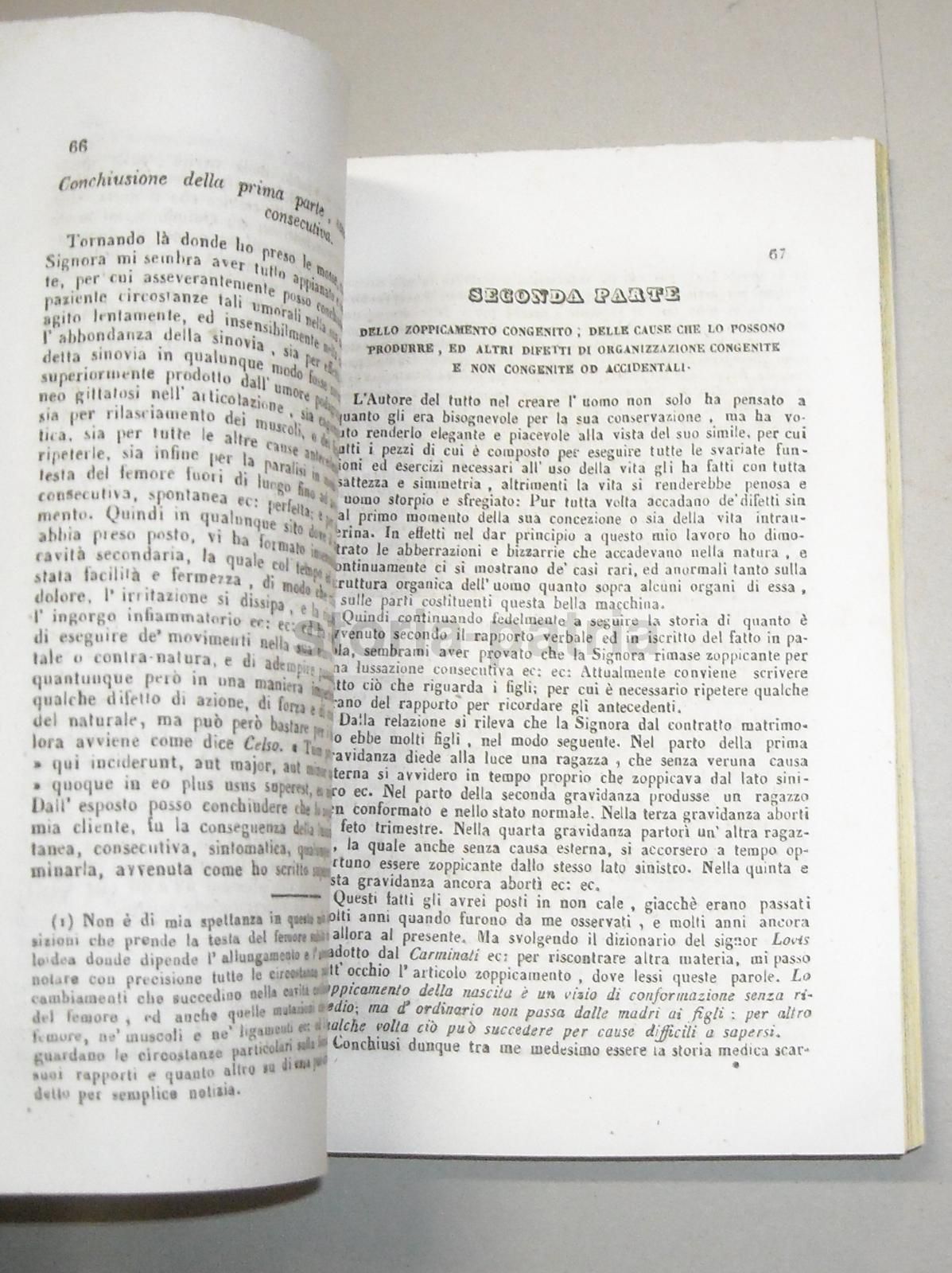 Bonparola, Lussazione Consecutiva, Napoli, 1853, Ortopedia E Medicina