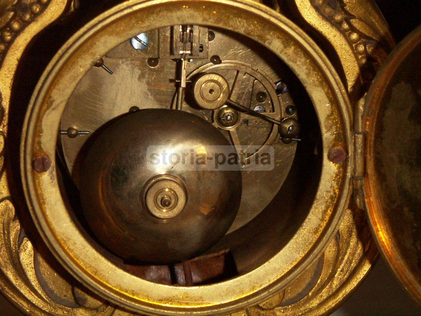Orologio Da Tavolo Antico B. Mazzarella Napoli Milano Con Candelabri