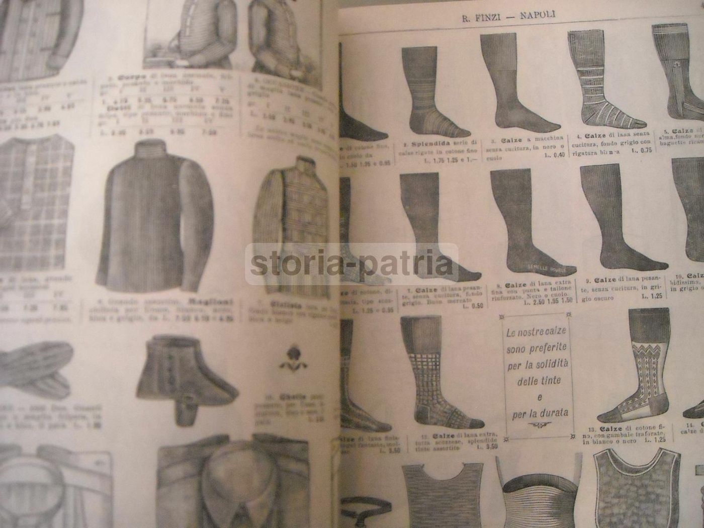 Catalogo Moda Bambini Napoli 1909 R. Finzi Abbigliamento Vintage