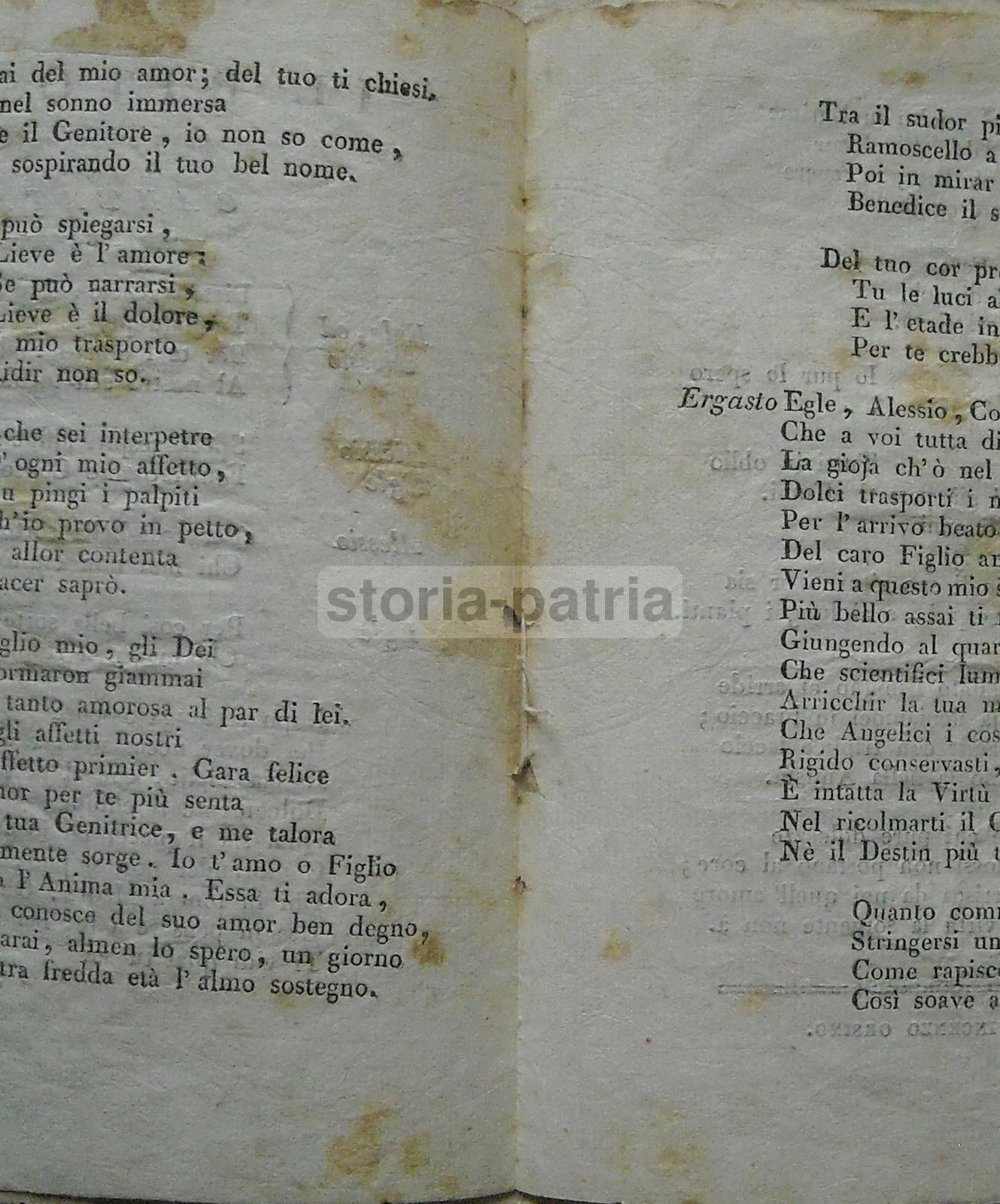 Il Ritorno: Cantata A Tre Voci, Conti E Caracciolo, Napoli, 1813