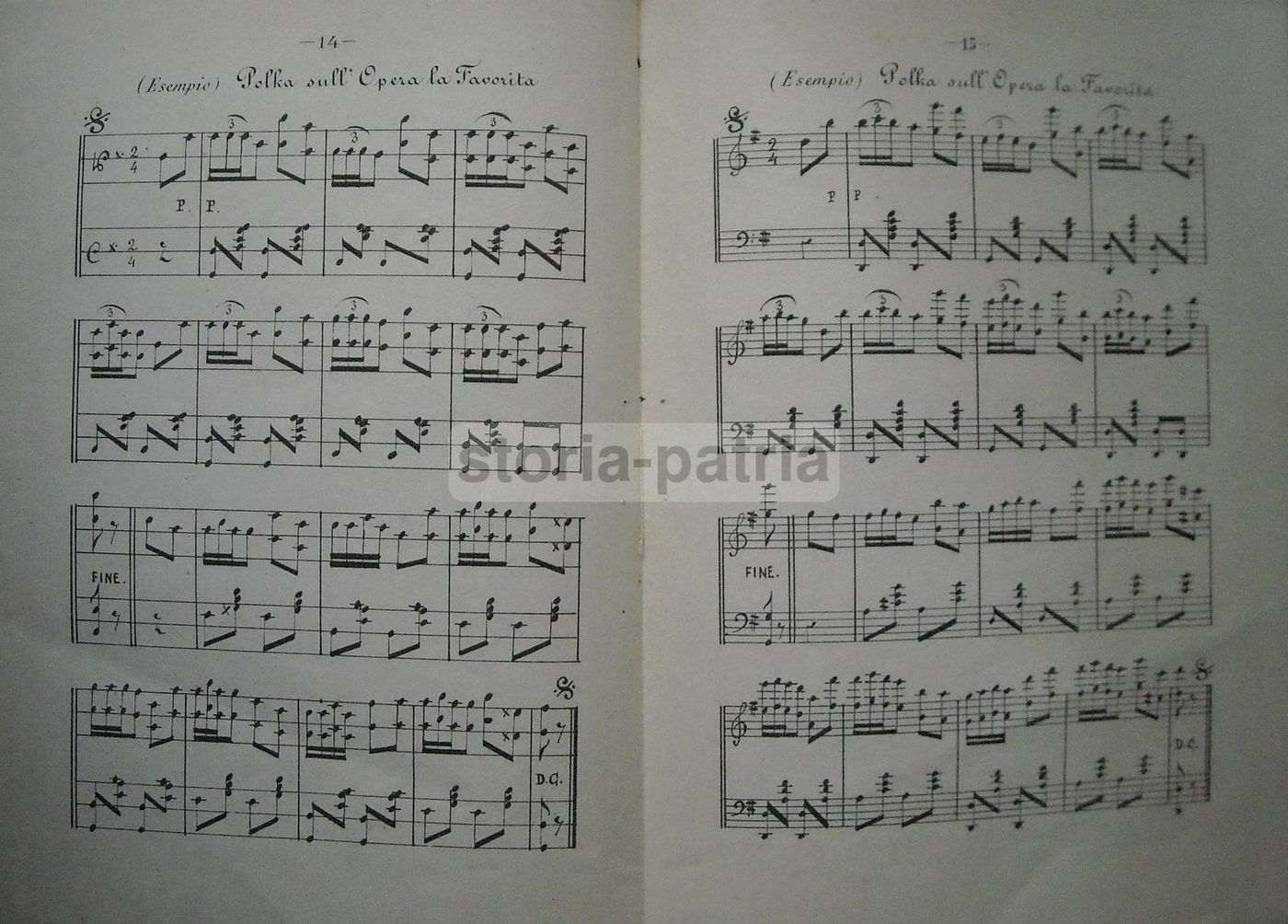 Metodo Musicale Cherpantieri, Napoli 1850, Notazione Musicale Lassale