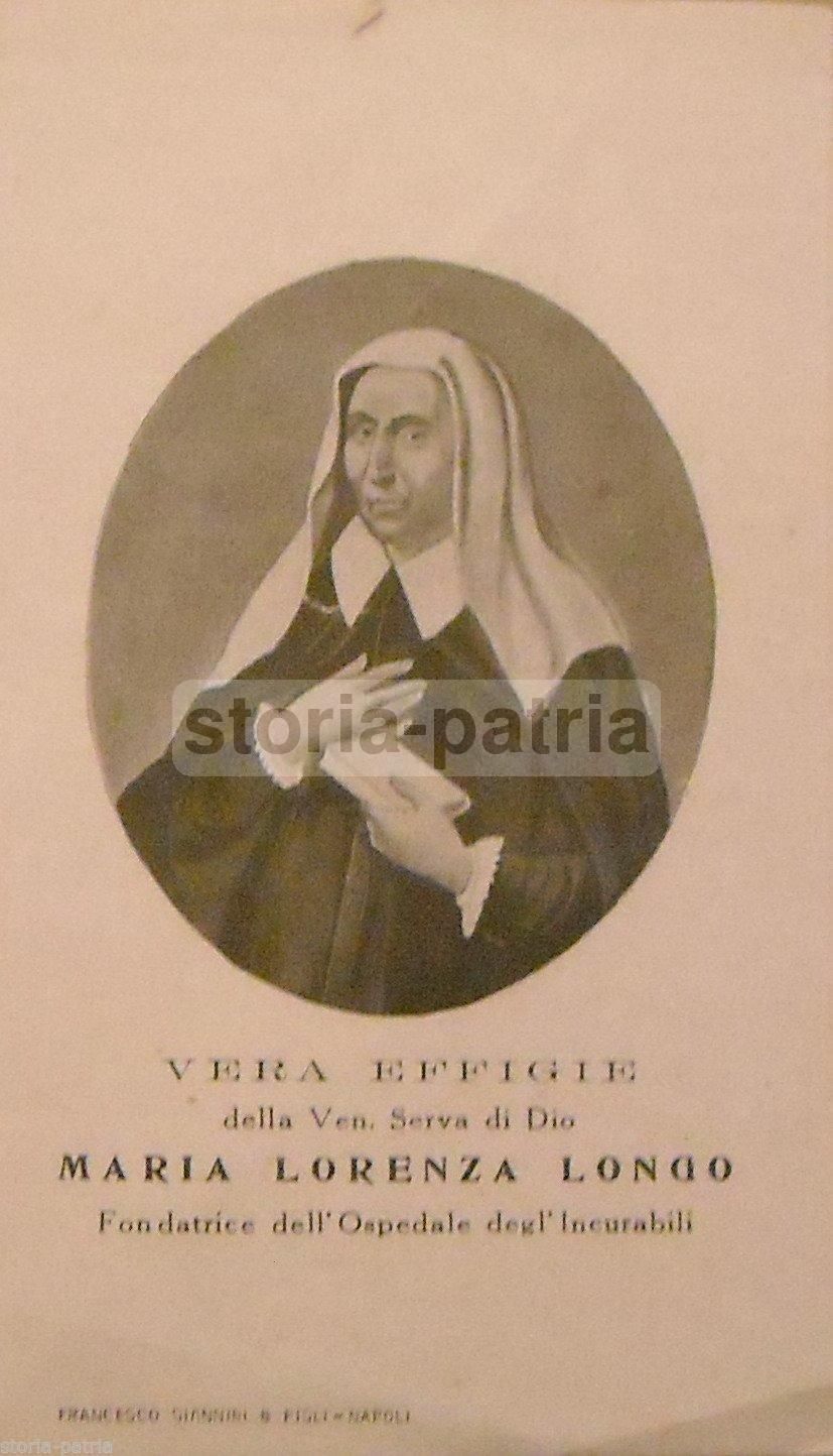 Santino Maria Lorenza Longo, Ospedale Incurabili, Napoli, 1926
