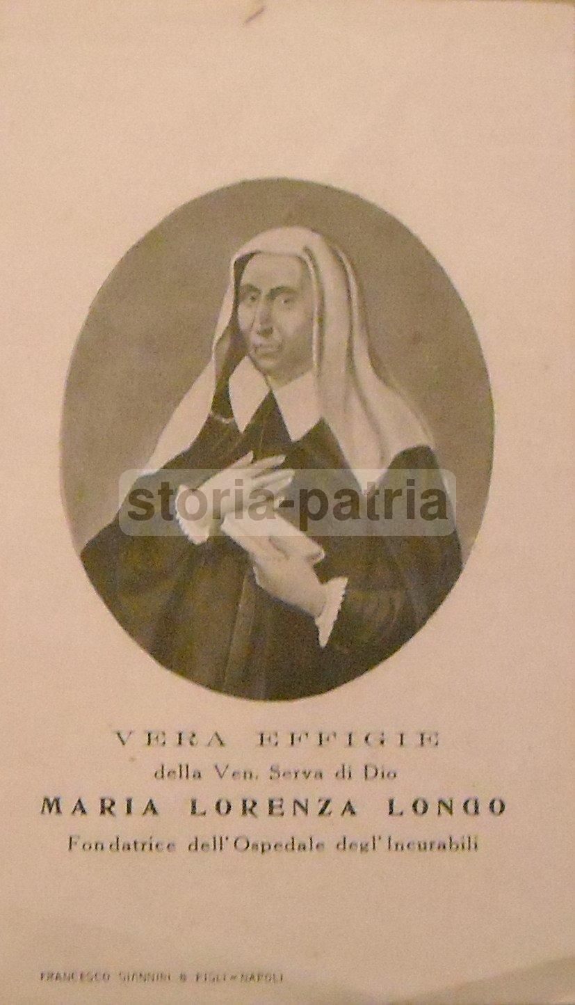 Santino Maria Lorenza Longo, Ospedale Incurabili, Napoli, 1926