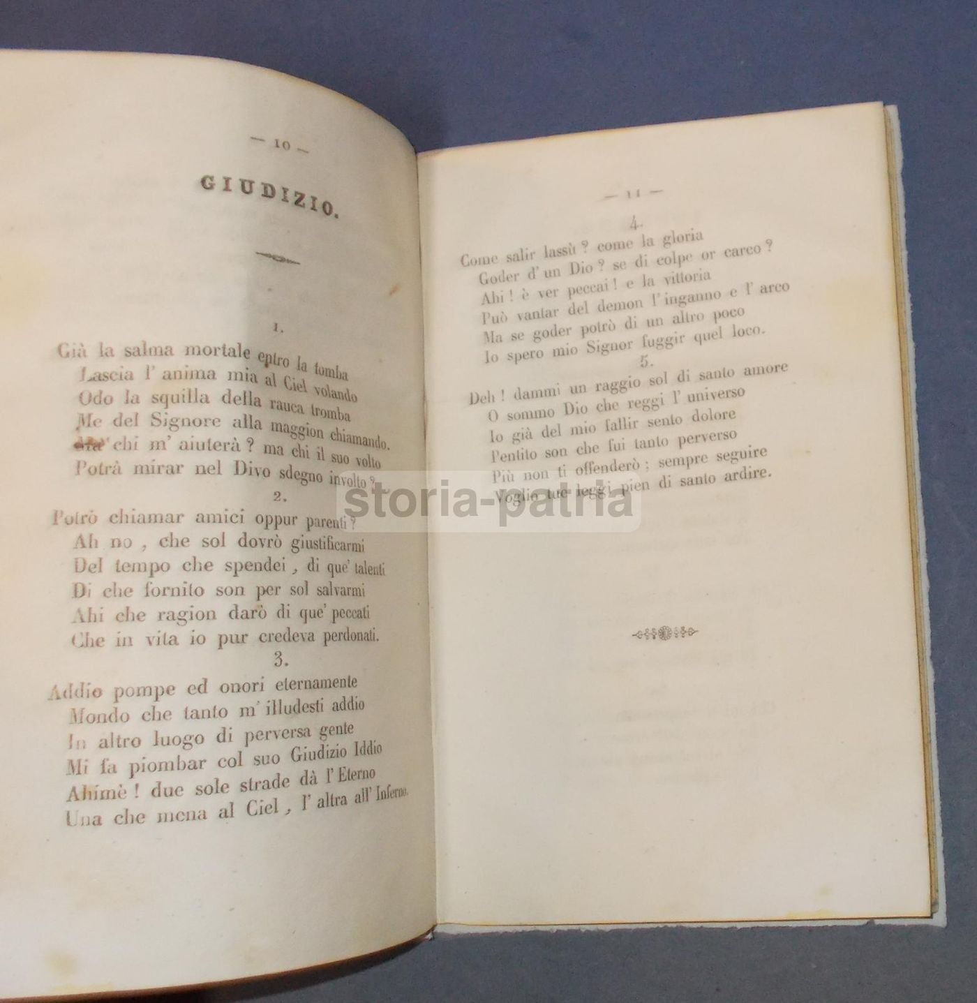 Poesie Sacre Di Pasquale Vallesi. Napoli, 1838. Edizione Originale Rara.