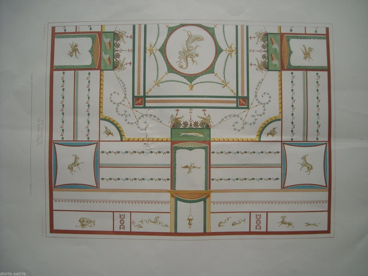 Litografia Pompeiana Niccolini, XIX Secolo: Decorazioni Mitologiche, Napoli