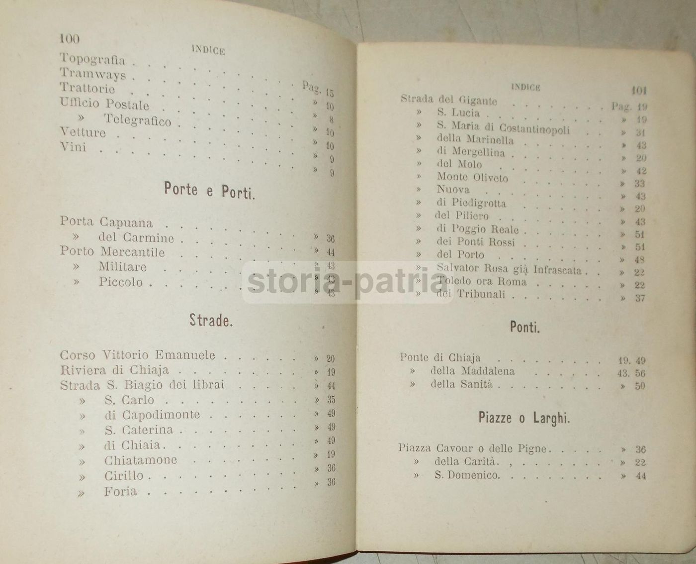 Guida Napoli Fine '800: Pompei, Vesuvio, Capri, Ischia, Salerno. Sacchi.