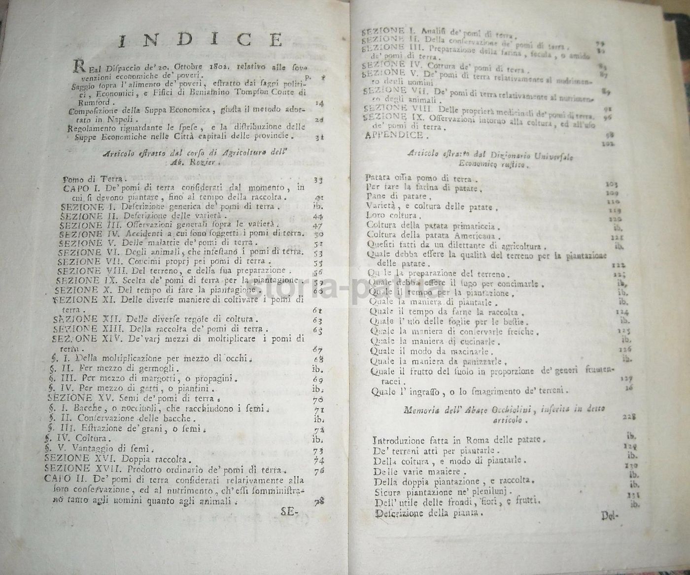 Coltivazione E Uso Delle Patate: Napoli, 1803. Ricettario Antico E Raro