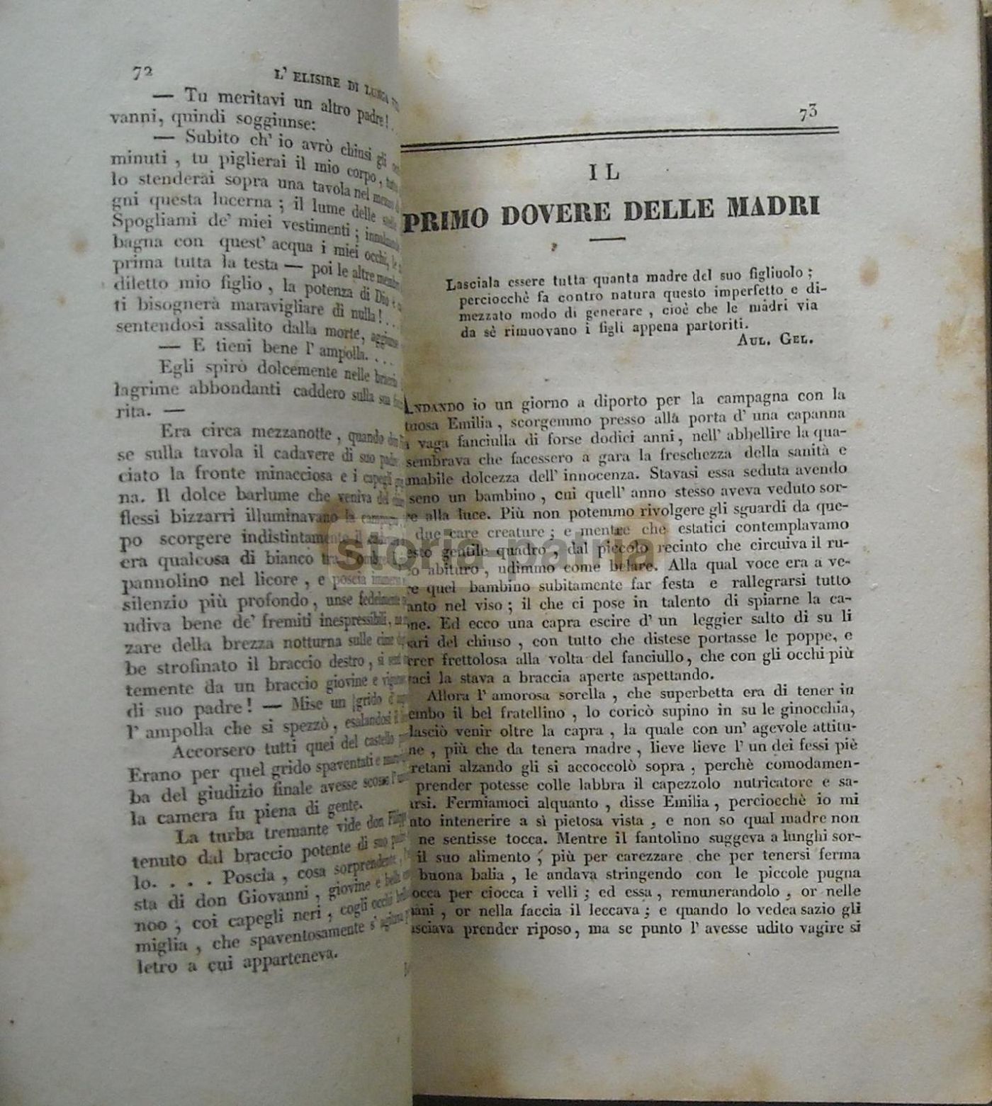 La Lanterna Magica: Napoli 1837, Brigantaggio, Pulcinella, Bisaccia