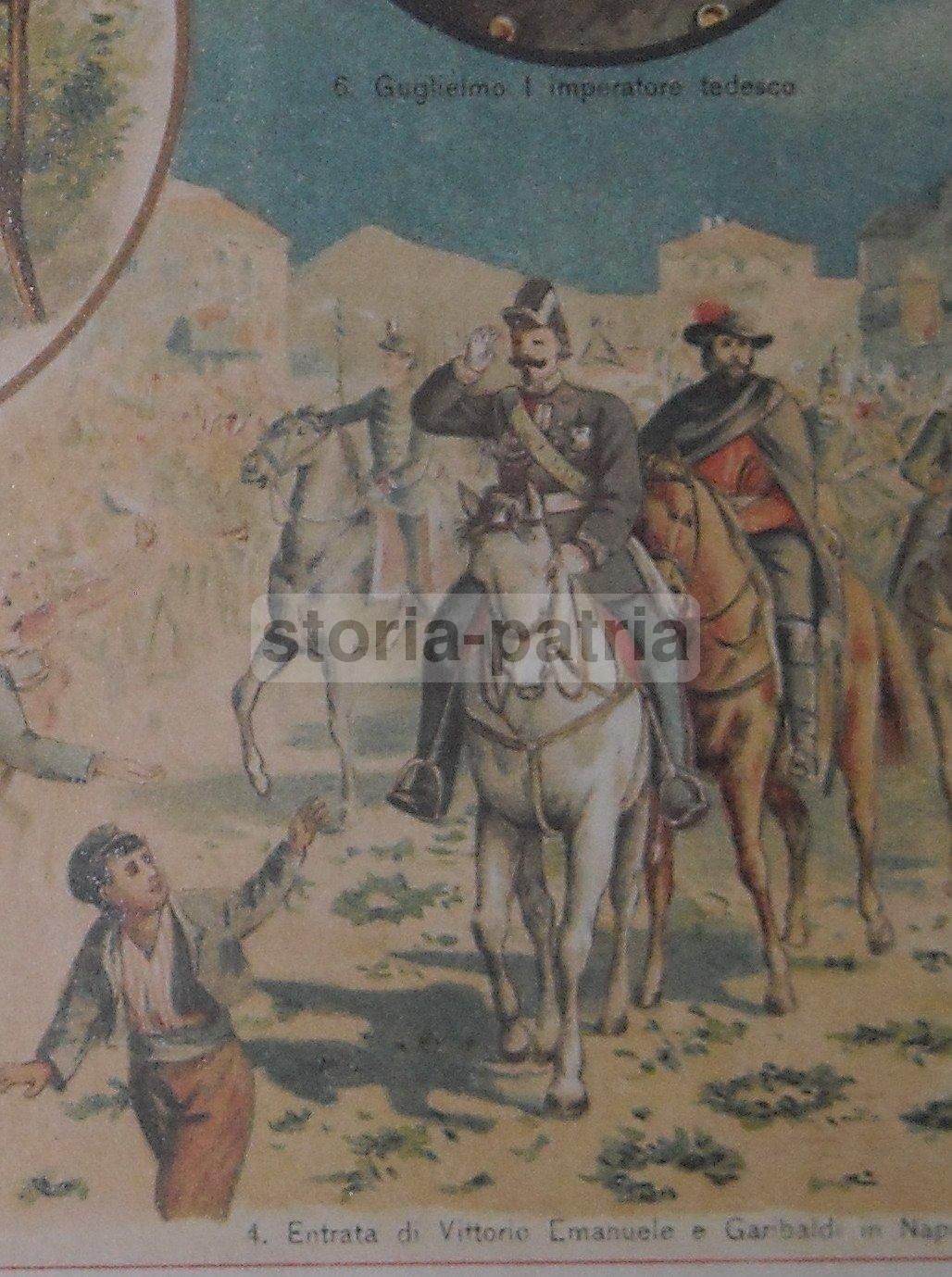 Stampa Antica Risorgimento Garibaldi Napoli Carlo Alberto 1800