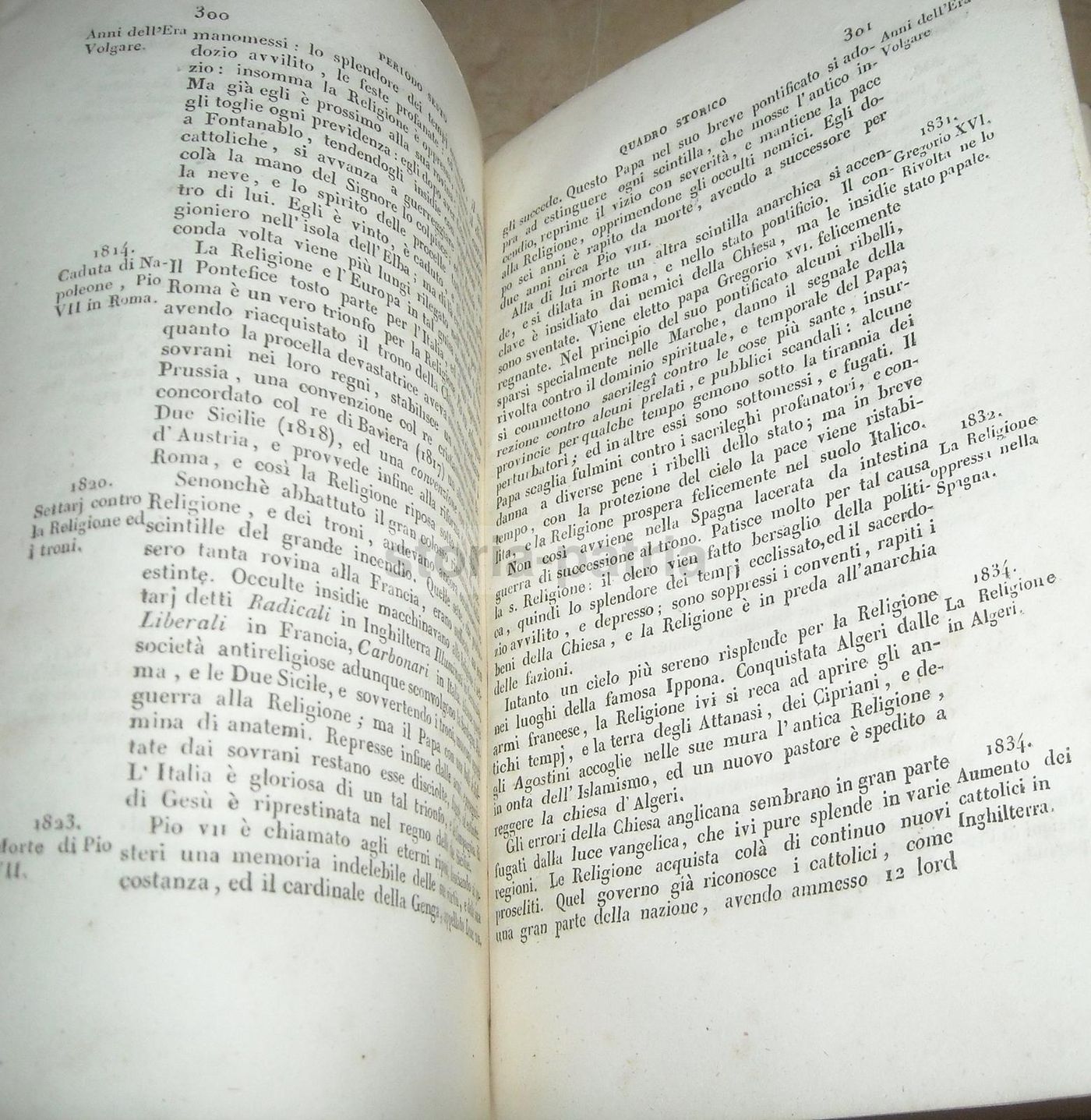 Quadro Storico Cronologico Della Religione Degli Israeliti E Dei Cristiani, 1841