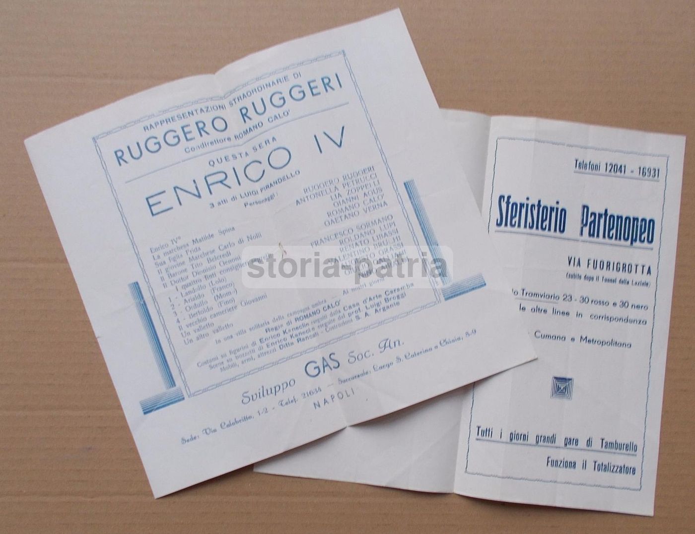 Programma Teatro Mercadante Napoli: Enrico IV Di Pirandello Con Ruggero Ruggeri