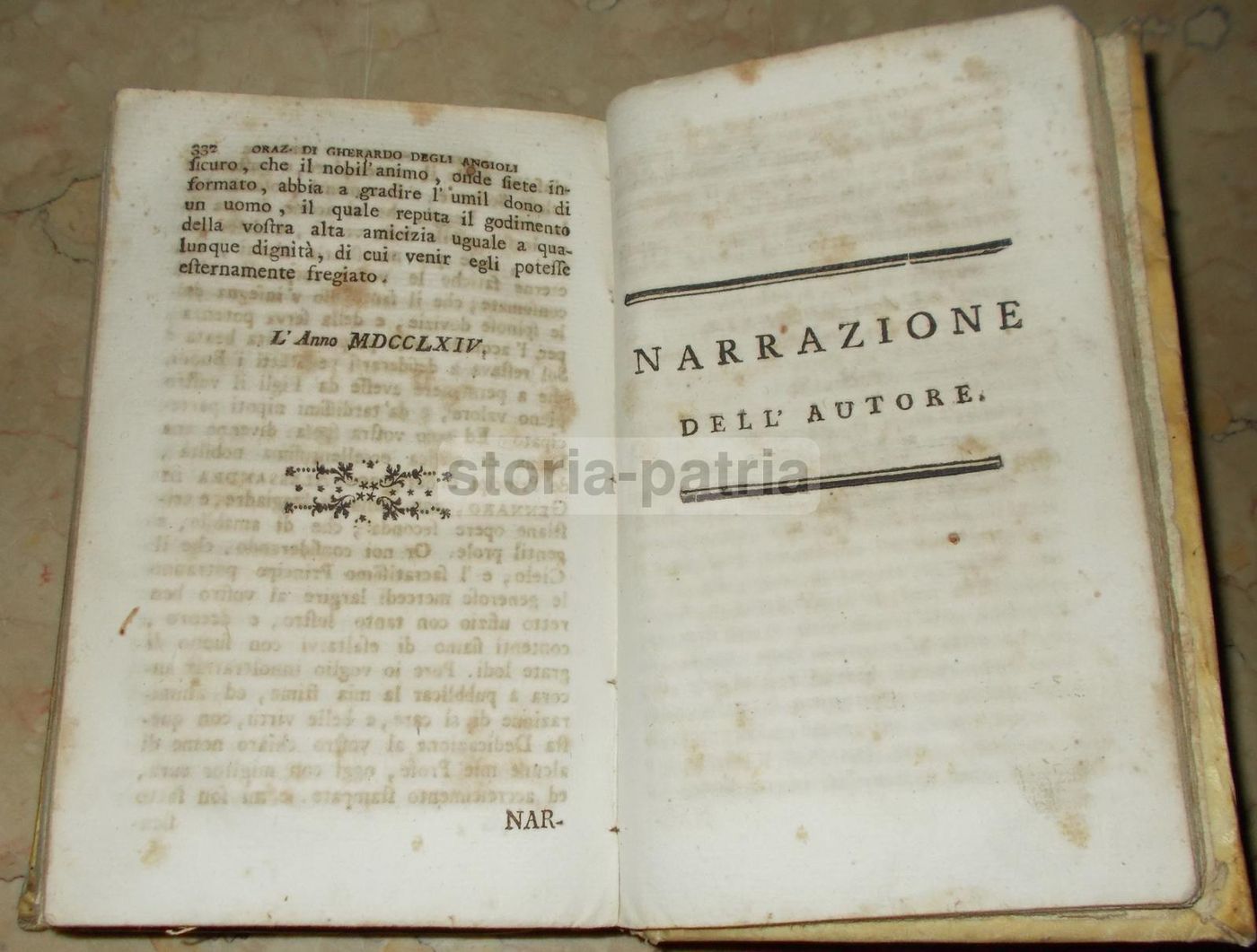 Orazioni Di Gherardo De Angelis, Napoli 1781: Terremoto Ed Edizione Rara