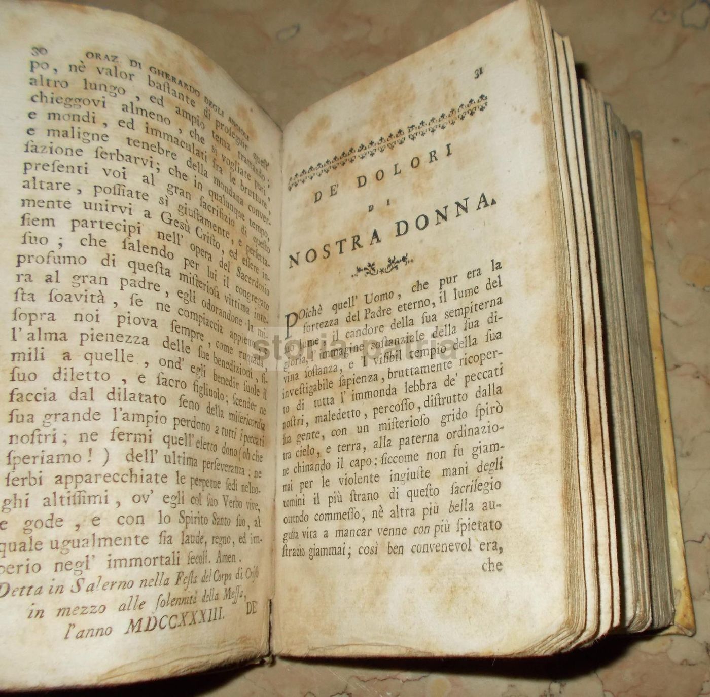 Orazioni Di Gherardo De Angelis, Napoli 1781: Terremoto Ed Edizione Rara