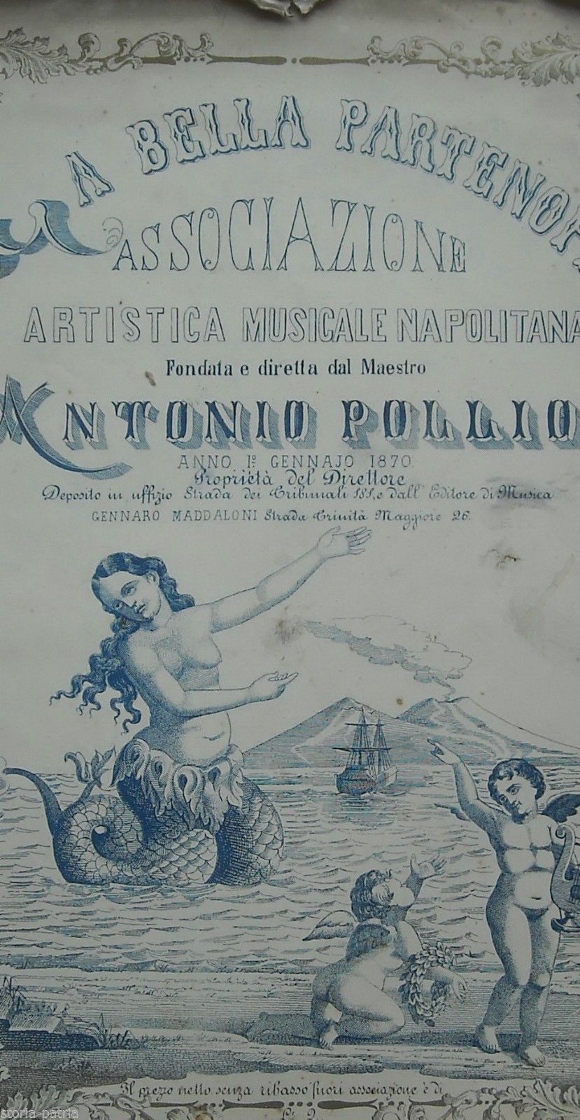 Tarantella Di Vincenzo Ursumando, Napoli 1870, Spartito Raro