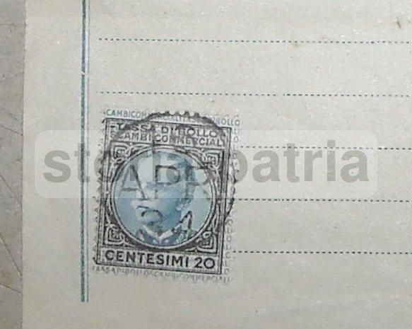 Antica Ricevuta Ristorante Vomero Napoli 1934 Marca Da Bollo