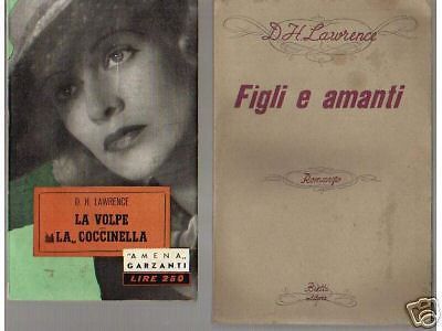 D.H. Lawrence: Figli E Amanti E La Volpe | Edizioni d'Epoca